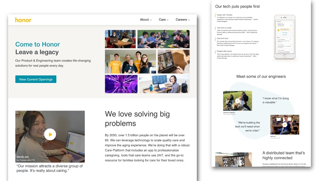 Homepage Design