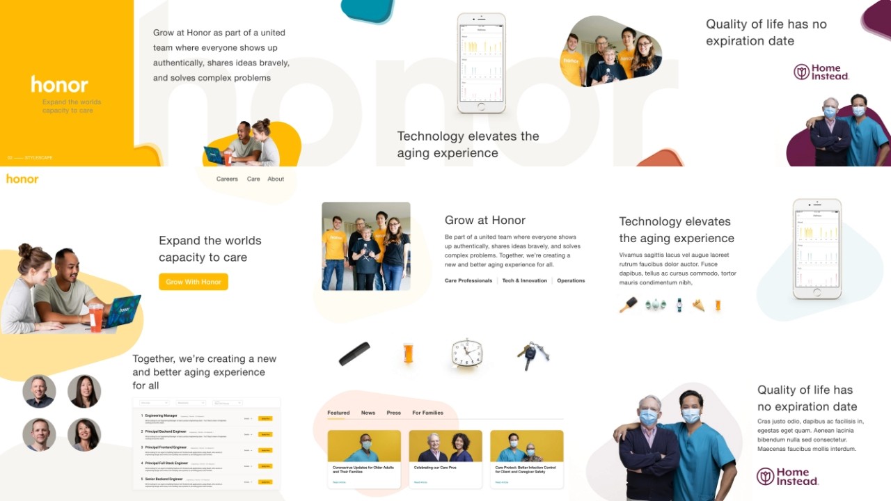 Honor Redesign Homepage